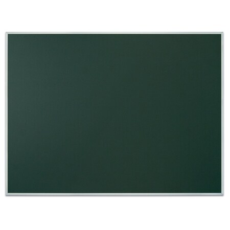 United Visual Products Corkboard, Rubber, Black, 1 Door, 36 x 36" UV302-BLACK-RUBBER